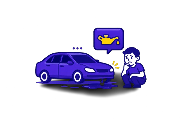 Leaking fluid